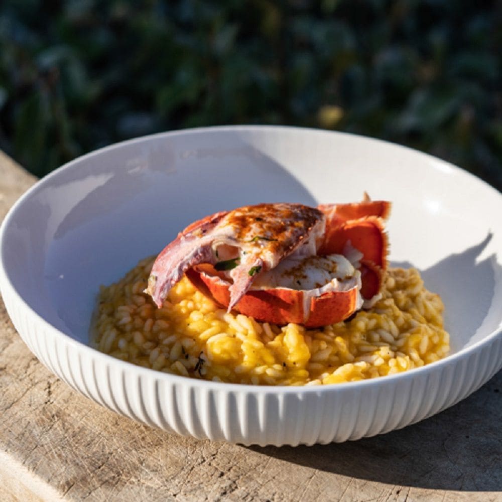 Bia Embossed White Dinner Bowl Set, 24-cm, 4-pc