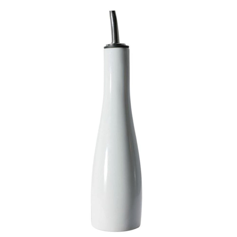 BIA Porcelain Vinegar Bottle with Pouring Spout, 10-oz, White O1