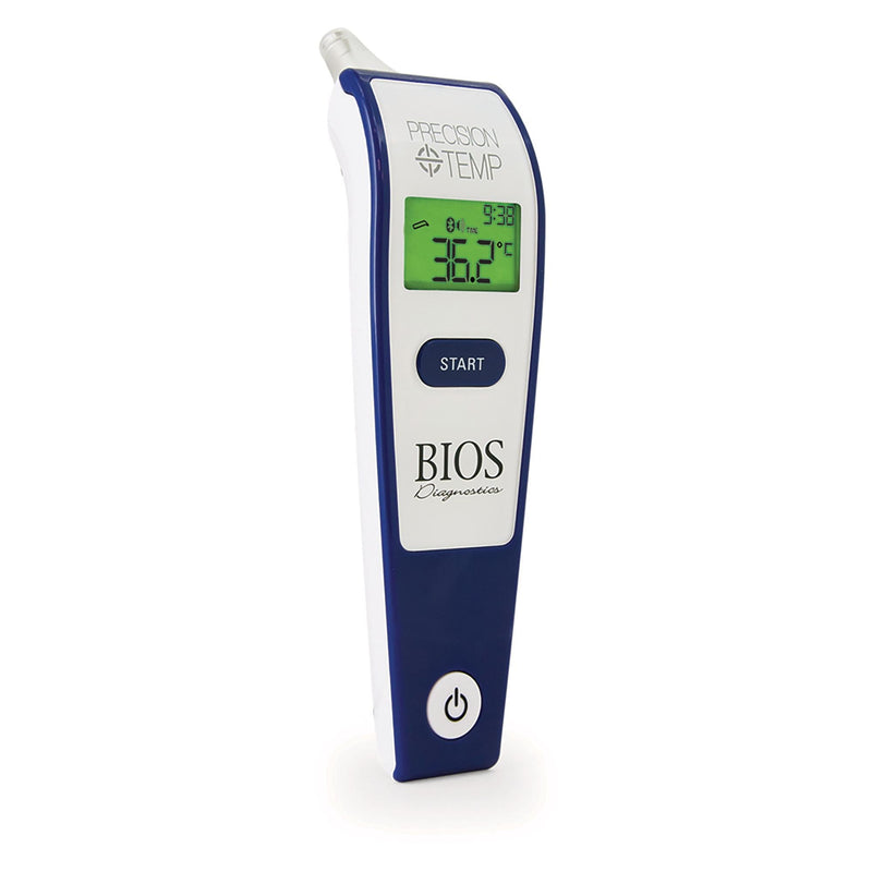 Bios Diagnostics Precision Temp Digital Ear Thermometer with Bluetooth, 1-Second Reading O3