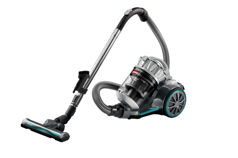 BISSELL CleanView Plus Multi-Cyclonic Lightweight Bagless Corded Canister Vacuum Cleaner, Silver D7