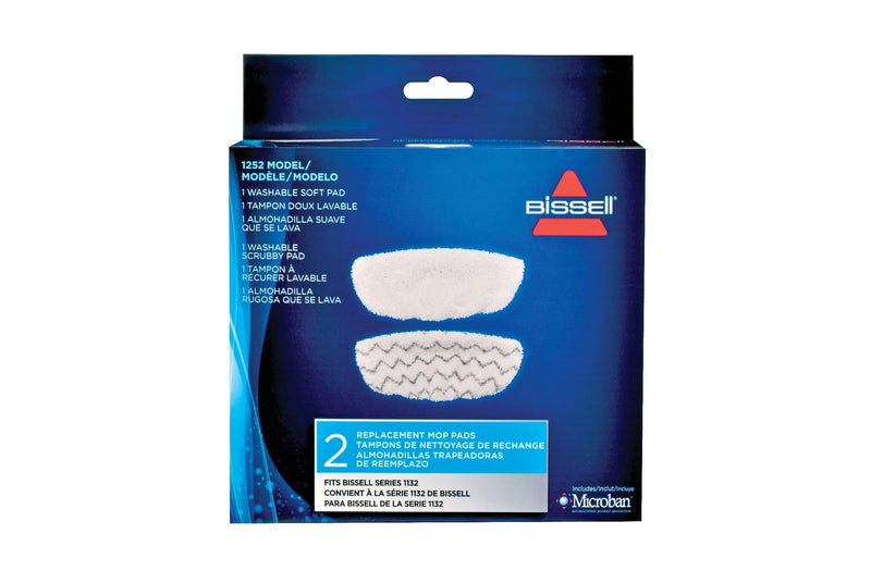 Bissell Symphony Replacement Steam Mop Pads, 2-pk M2