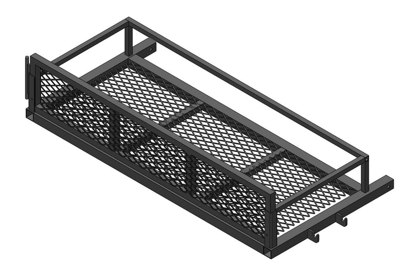 Black Bulldog Cargo Carrier add on to Mountain Lion Motorcycle Carrier A4