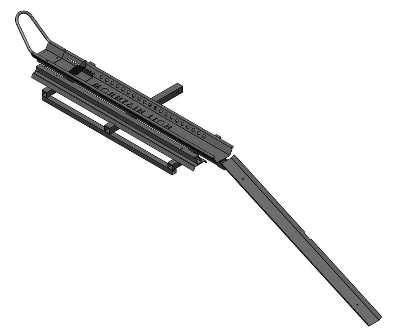 Black Bulldog Hitch Mount Motorcycle Carrier M8