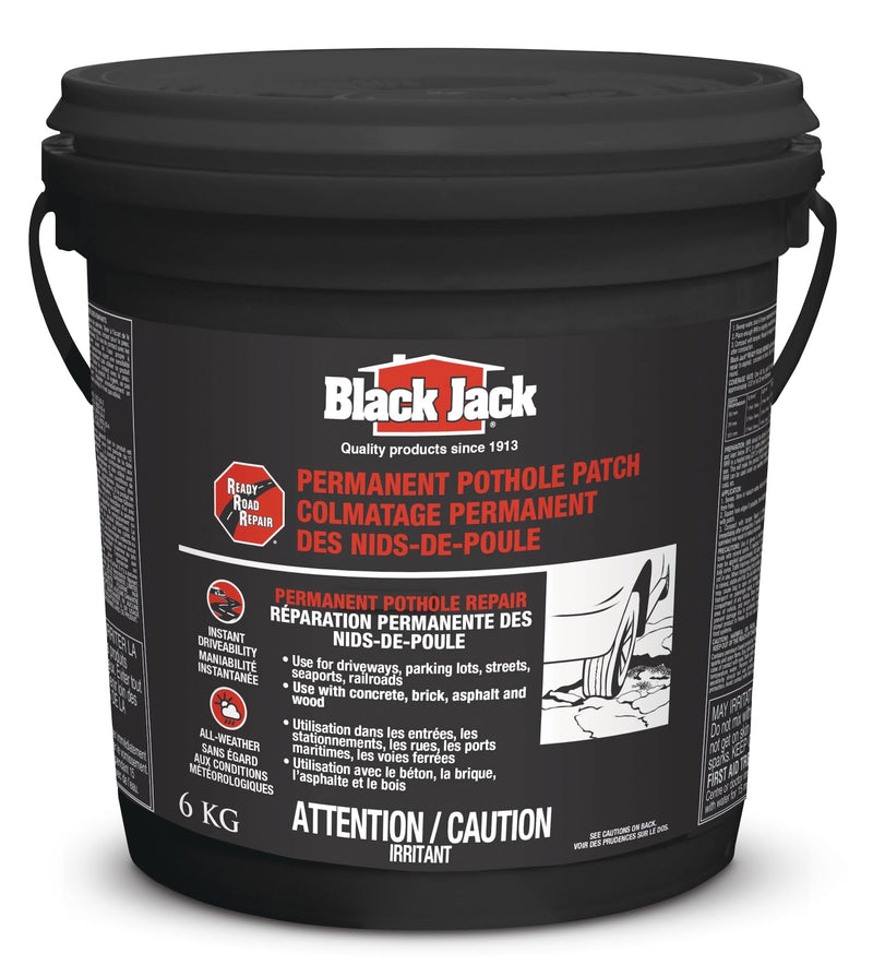 Black Jack Ready Cold Patch, Permanent Pothole Patch R1