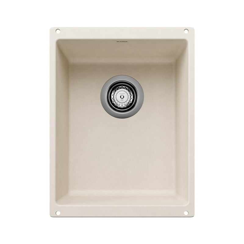 Blanco Precis SILGRANIT 13-in Undermount Bar Sink, Soft White K9