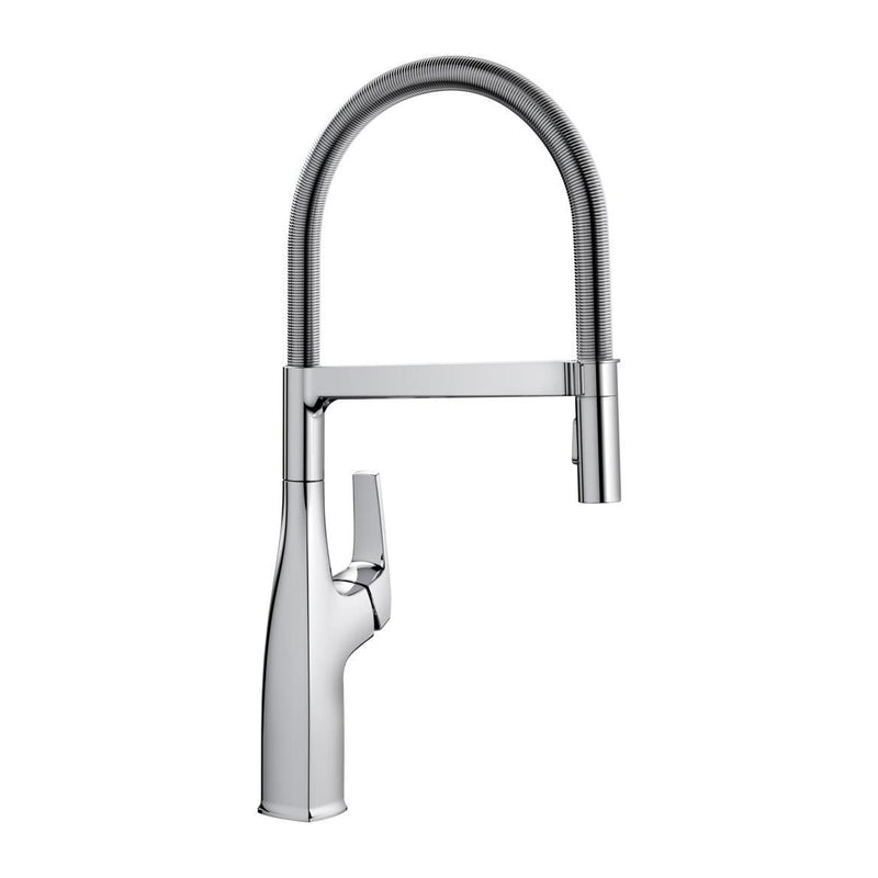 Blanco Rivana Semi-Pro Pull-Down Dual-Spray Kitchen Faucet, Chrome U1