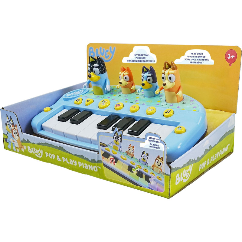 Bluey Pop and Play Piano, Blue U1