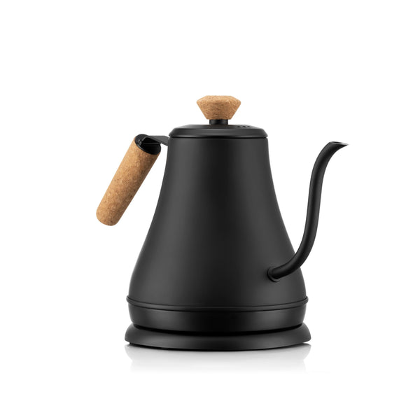 Bodum Electric Cordless Gooseneck Water Kettle with Auto Shut Off, Black, 0.8-L R6