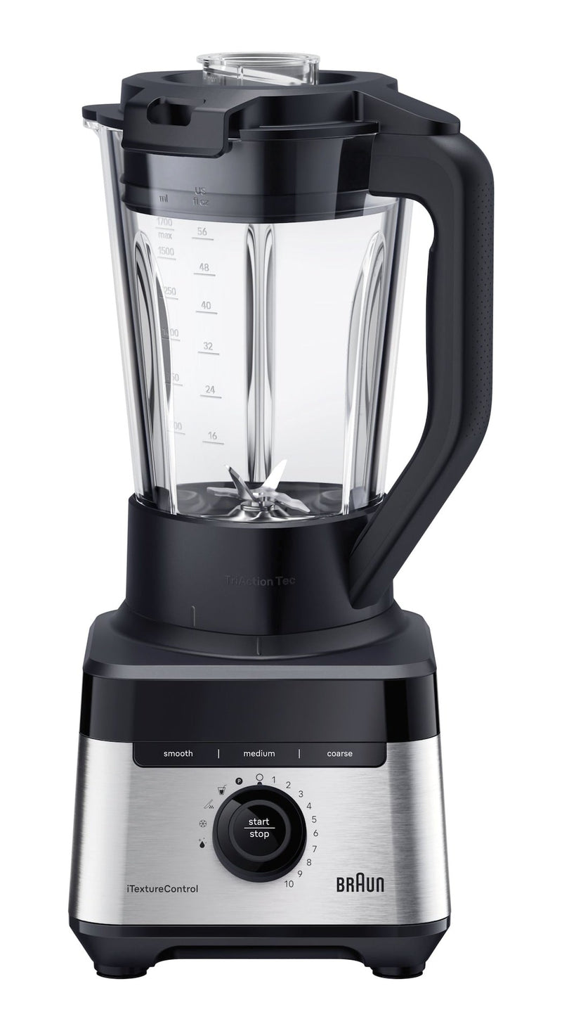 Braun 10-Speed Kitchen Jug Blender with 9 Settings & iTextureControl, 1200W, Black V7