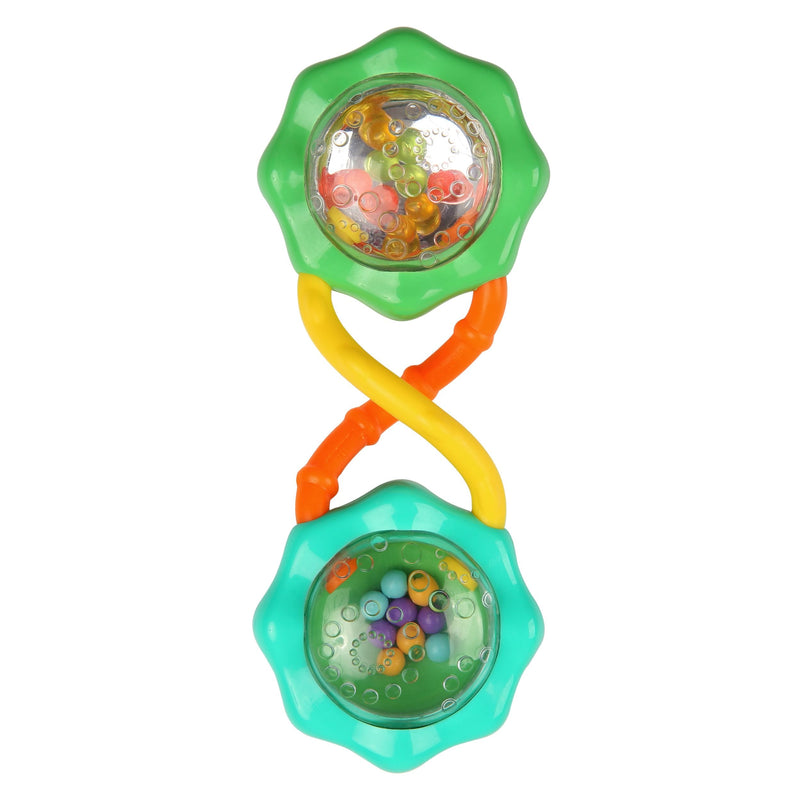 Bright Starts Rattle and Shake Barbell Toy R9