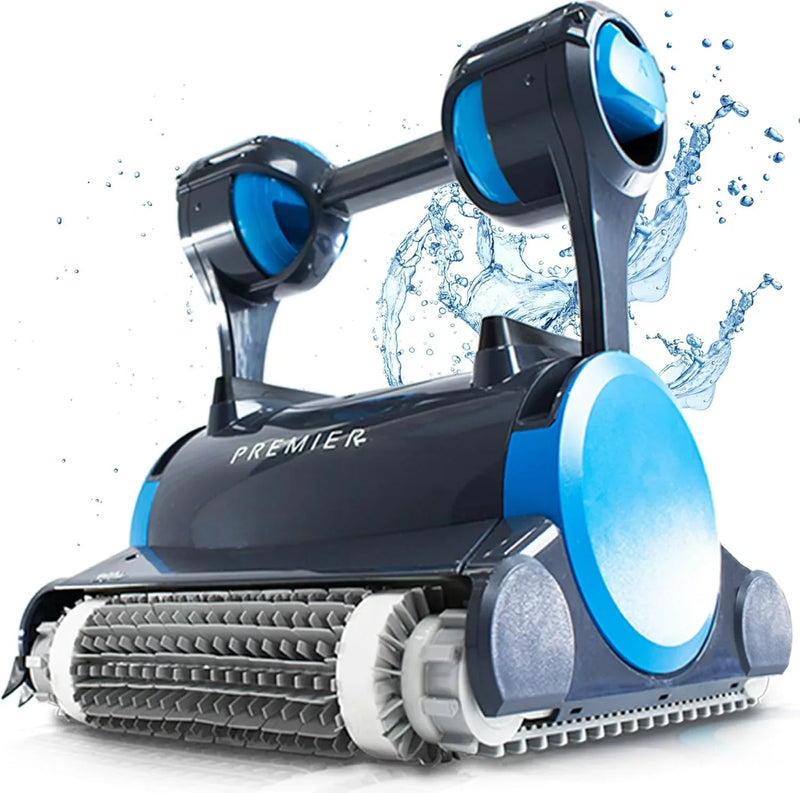 Dolphin Premier Robotic Pool Cleaner (2025 Model) with Multimedia, Oversized Leaf Bag, Standard & Ultrafine Filters, Weekly Timer, Waterline Cleaning & More 锟斤拷 for In-ground Swimming Pools up to 50ft O3