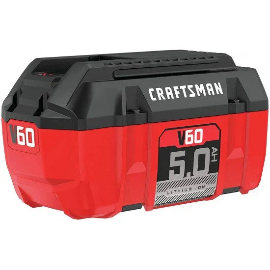 CRAFTSMAN V60 Battery, 5.0 Ah Lithium Ion (CMCB6050) B0