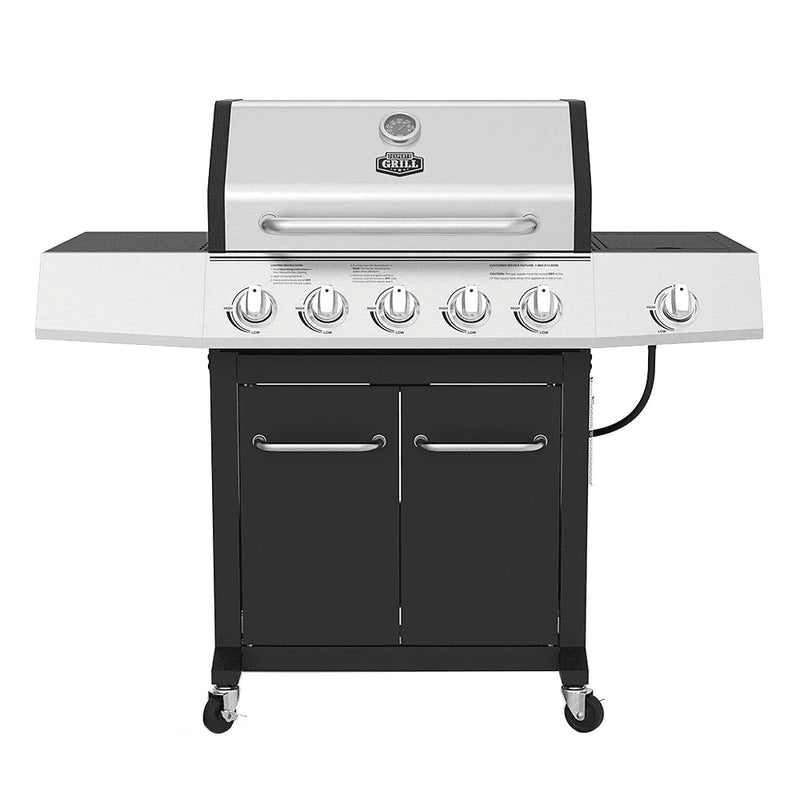 Grill 5-Burner Propane Gas Grill with Side Burner V3