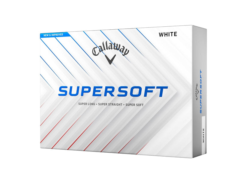 Callaway Golf SuperSoft Golf Balls, 2025 Version, White, 12-pk T1