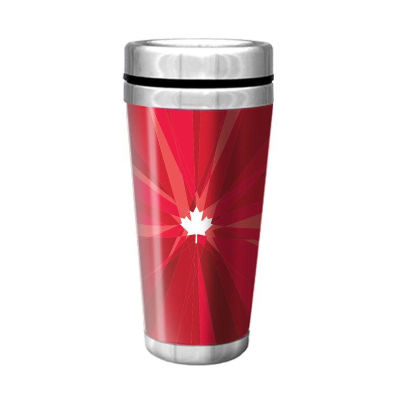 Canadian Olympic Team Stainless Steel Travel Mug For Fans/Collectors, Red, 16-oz V1