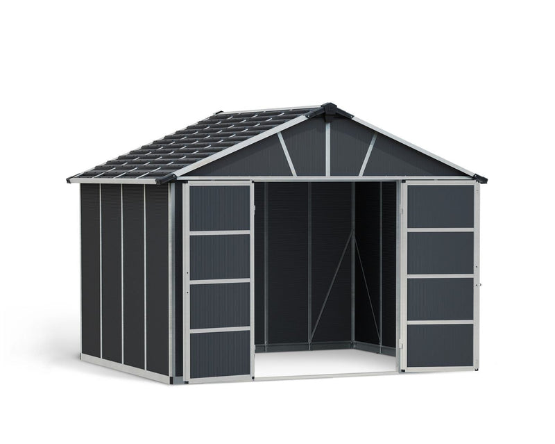 CANOPIA Multi-Function Polycarbonate Yukon Shed, 11x9-ft P5