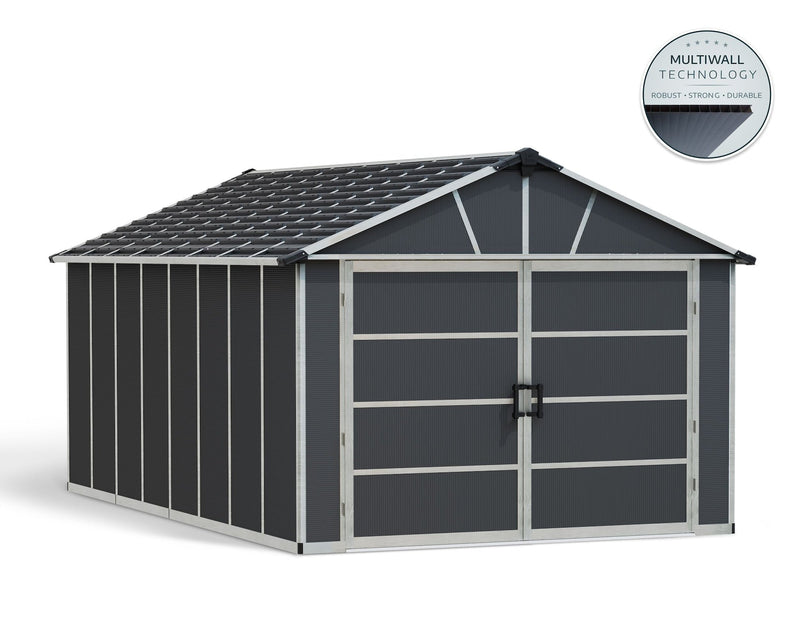 CANOPIA Yukon Multi-Function Polycarbonate Garage, 11x17-ft W9