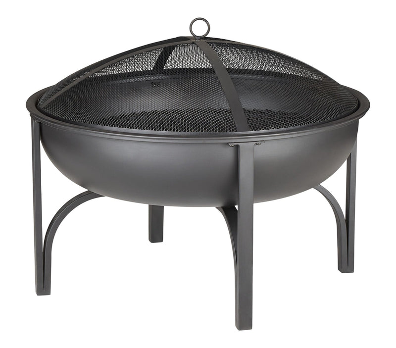 CANVAS Blairmore Outdoor Wood Burning Fire Pit, 29-in, Black V4