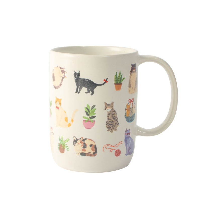 CANVAS Cat Stoneware Mug, 16-oz F2