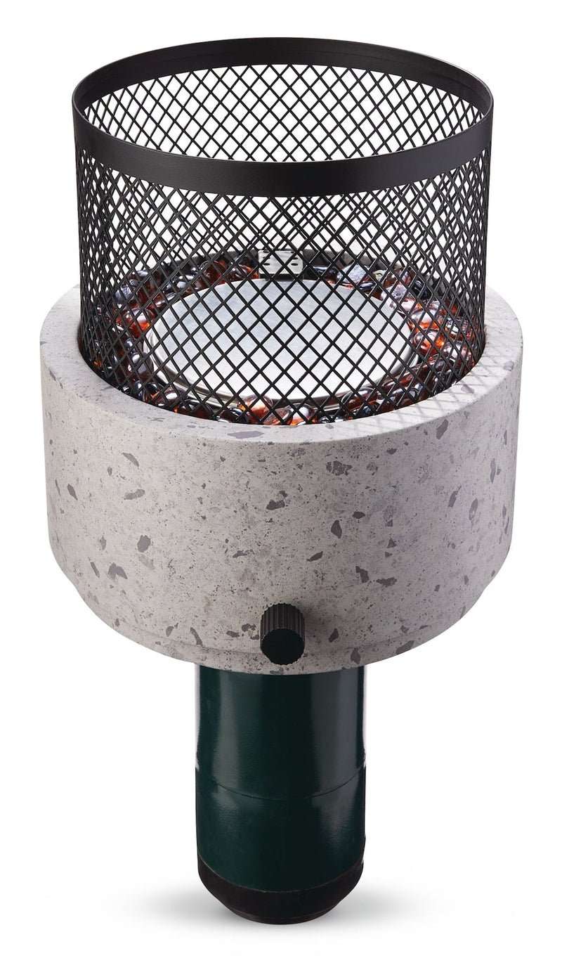 CANVAS Cinder Round Outdoor Tabletop Gas Fire Pit, 11,000 BTU E1