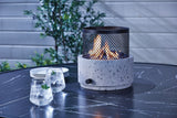 CANVAS Cinder Round Outdoor Tabletop Gas Fire Pit, 11,000 BTU