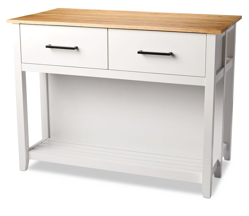 Canvas Conrich Kitchen Island, White J2