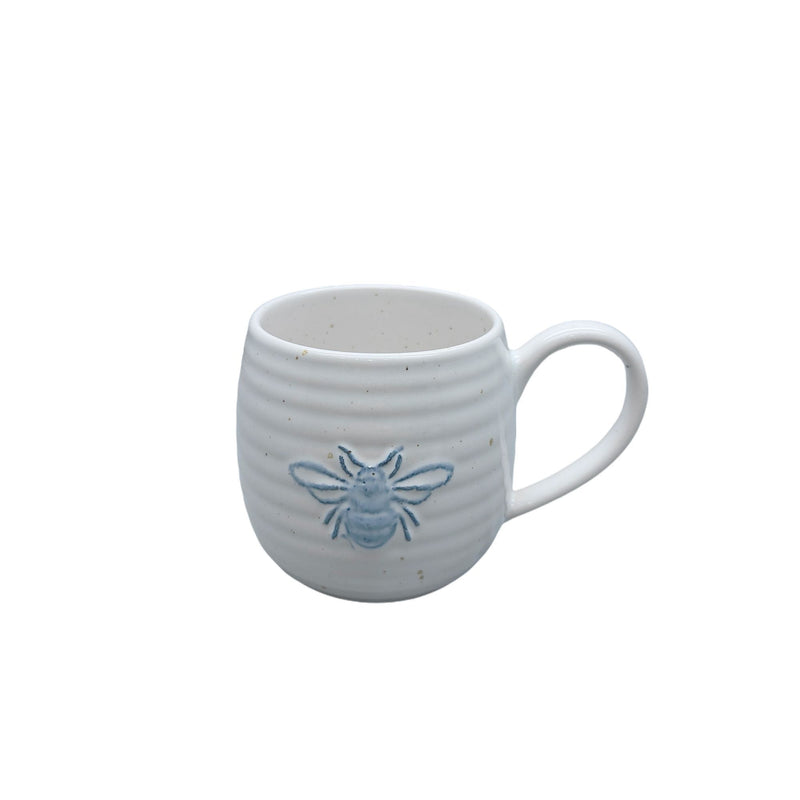 CANVAS Durable Stoneware Bee Mug, White, 14-oz U8