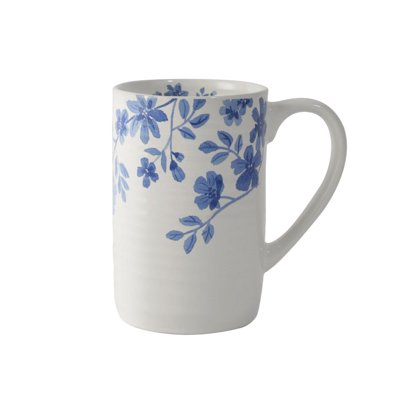 CANVAS Flower Stoneware Mug, 15-oz H4