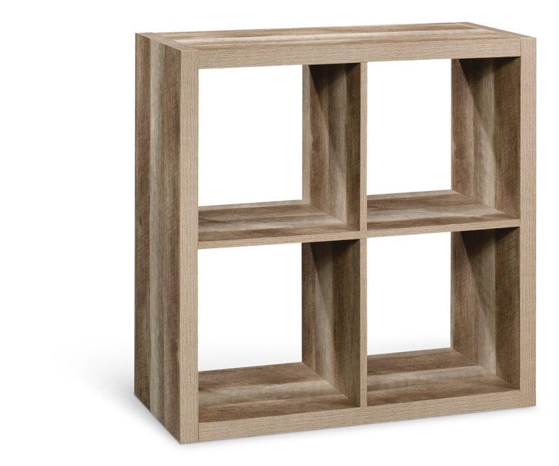 CANVAS Fraser 4-Cube Storage Organizer, Bookcase/Bookshelf, Light Oak Finish M8