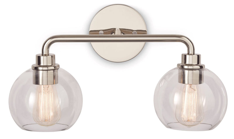 CANVAS Fuller 2-Light Vanity Light Fixture, Polished Nickel F4
