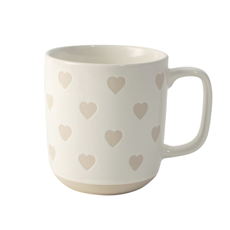 CANVAS Heart Stoneware Mug, 13-oz I2