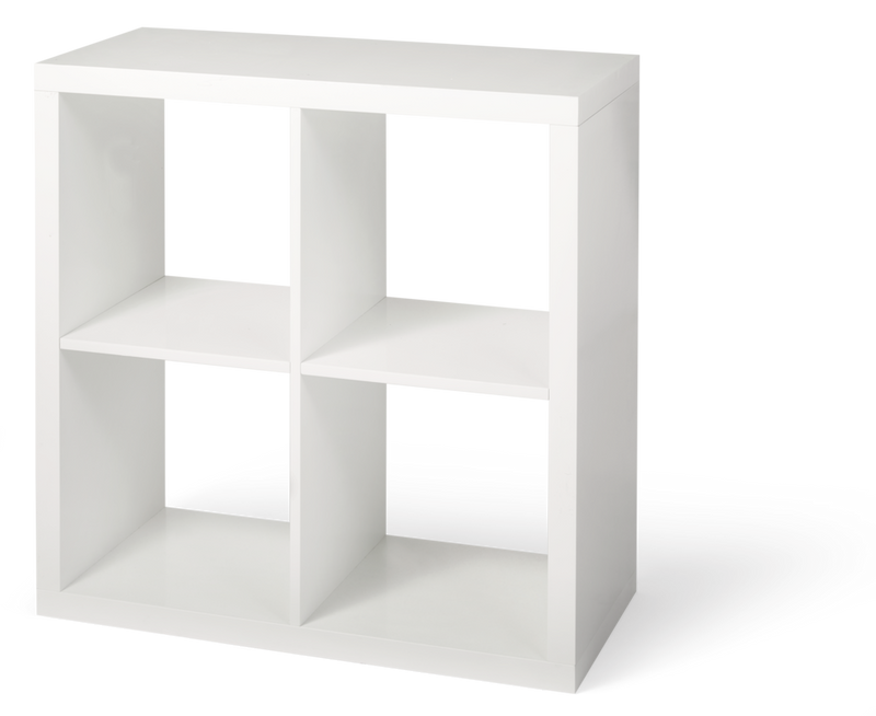 CANVAS Invermere 4-Cube Storage Organizer, Bookcase/Bookshelf, White M2