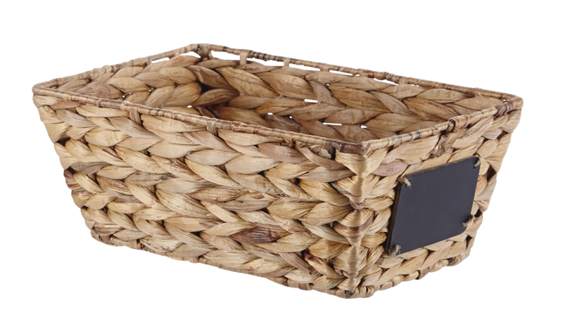 CANVAS Meg Rectangular Hand Woven Storage Basket, 12 x 8 x 5.1-in F1