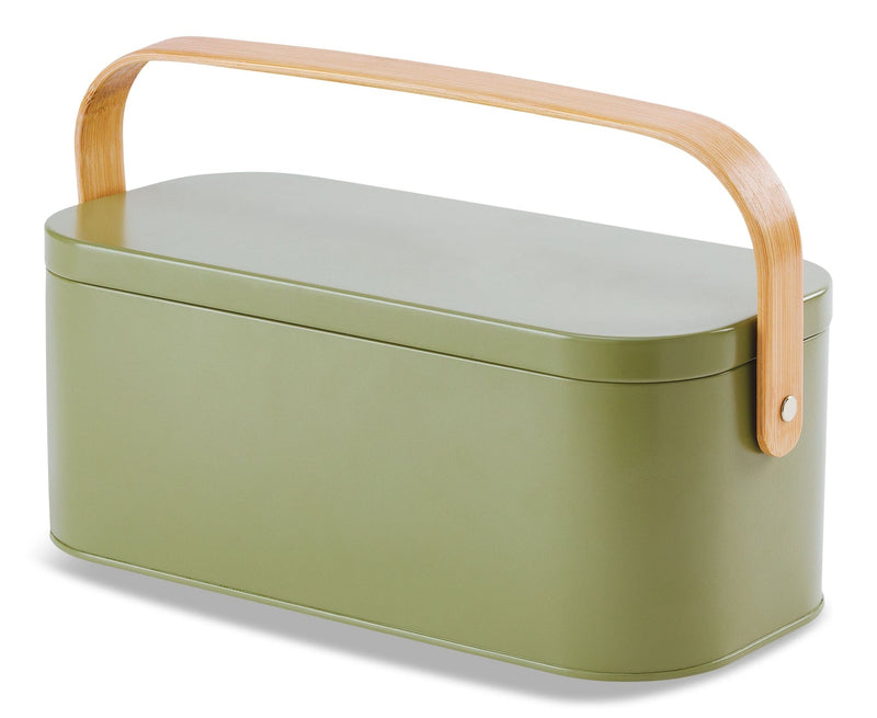 CANVAS Metal Gardening Storage Container, Iron, Green G8
