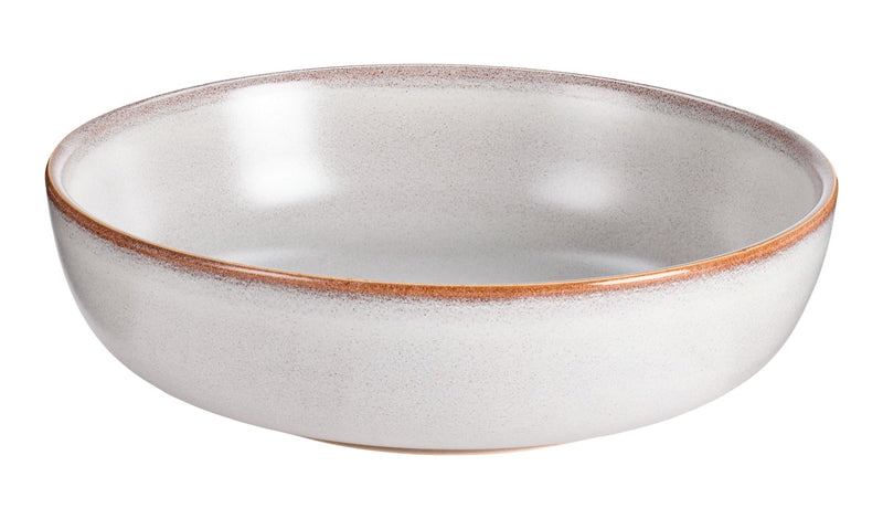 CANVAS Reactive Glaze Dinner Bowl, 1-pc, White with Reactive Glaze N5