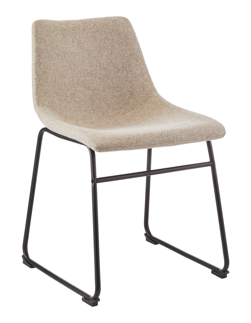 Canvas Scottie Modern Fabric Dining Chair, Dark Grey S3
