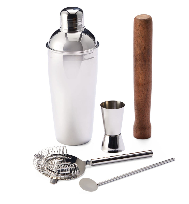 CANVAS Stainless Steel Cocktail Making Set, 5-pc W2