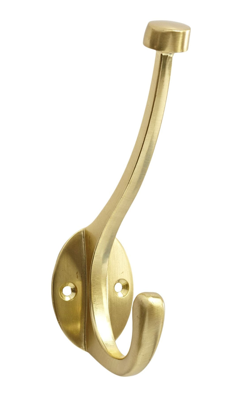 CANVAS Stainless Steel Single Pill Top Hook, Brass G1
