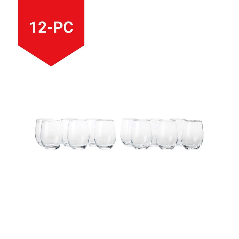 CANVAS Stemless Wine Glass Set, 18.5-oz, 12-pk L4