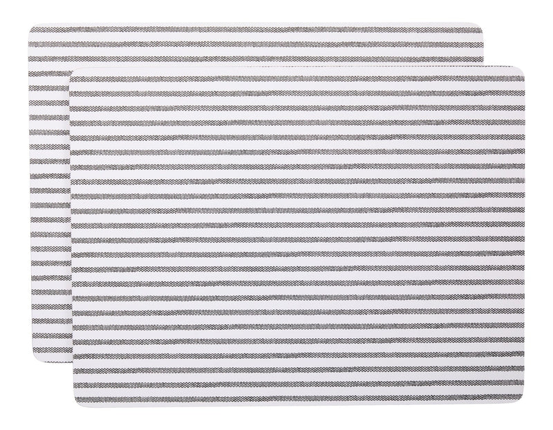 CANVAS Striped Rectangle Cork Placemat Set, Multi-Coloured, 11-in x 15-in, 2-pk U7