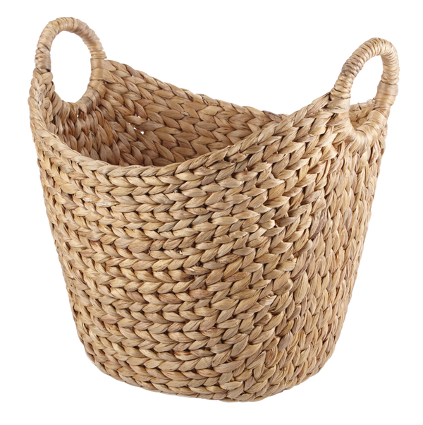 CANVAS Tess Curved Hand Woven Storage Basket, 16 x 12 x 15-in F2