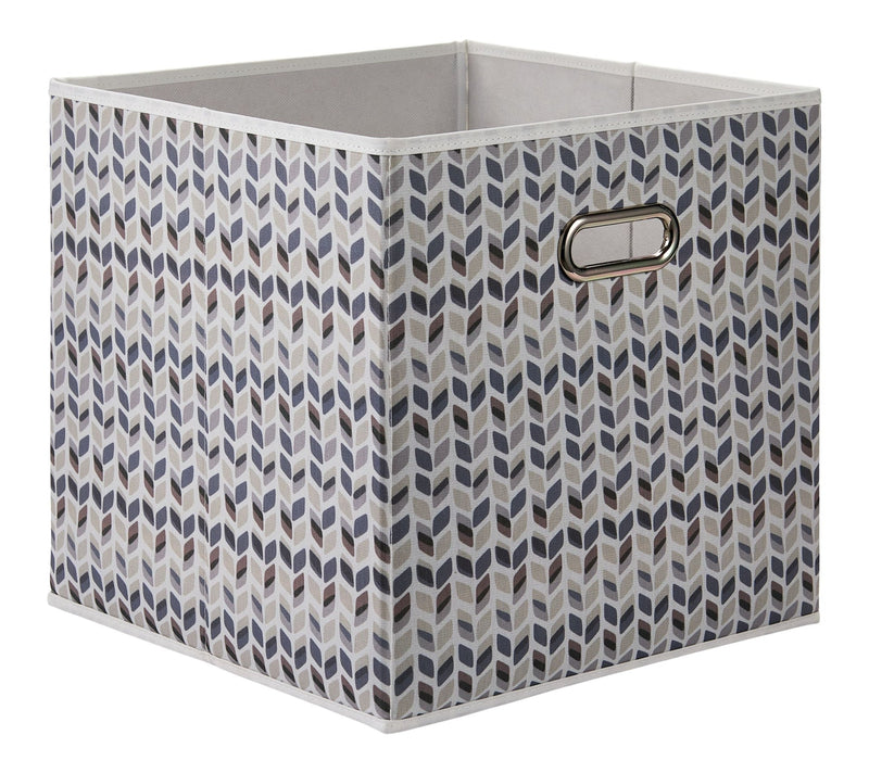Canvas Tile Pattern Fabric Storage Cube Drawer, 13x13-in P2