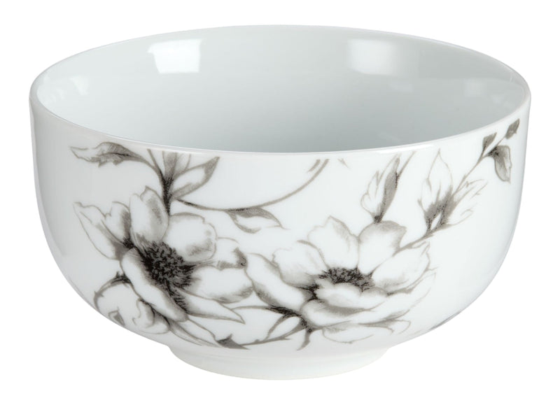CANVAS Wild Rose All Purpose Bowl, 1-pc, White, Dishwasher & Microwave Safe V6