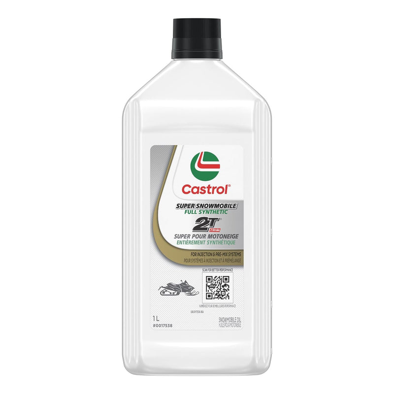 Castrol 2 Stroke Snowmobile Full Synthetic Oil Bottle D8