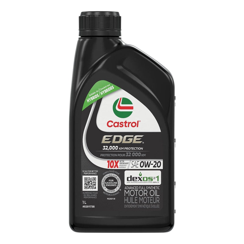 Castrol EDGE 0W20 Advanced Synthetic Engine/Motor Oil, 1-L S0