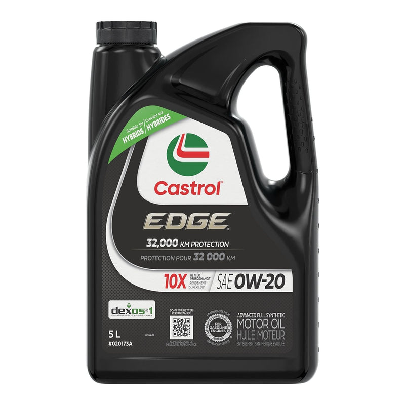 Castrol EDGE 0W20 Advanced Synthetic Engine/Motor Oil, 5-L K4