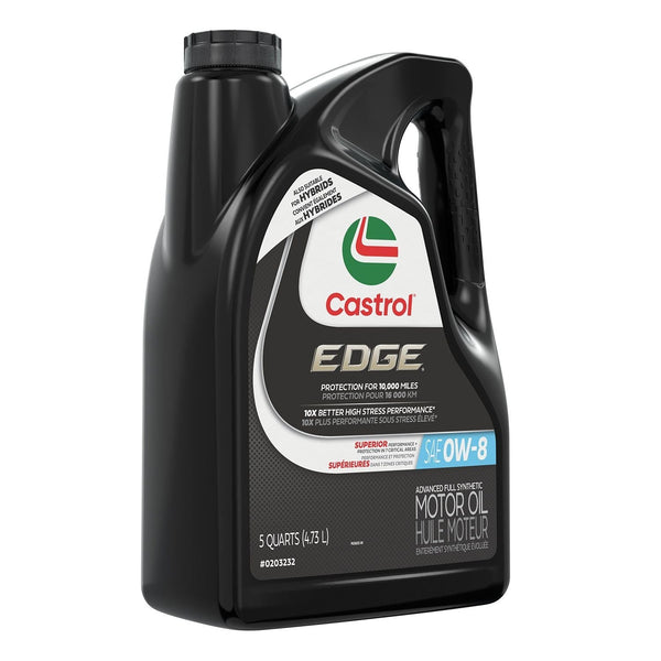 Castrol EDGE 0W8 Synthetic Motor Oil, 5-L Y8