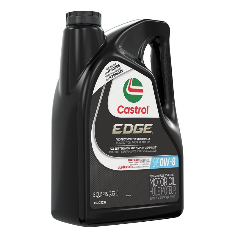 Castrol EDGE 0W8 Synthetic Motor Oil, 5-L Y8