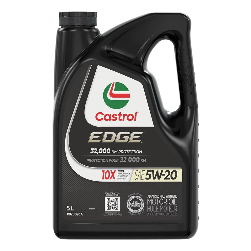 Castrol EDGE 5W20 Advanced Synthetic Engine/Motor Oil, 5-L O9