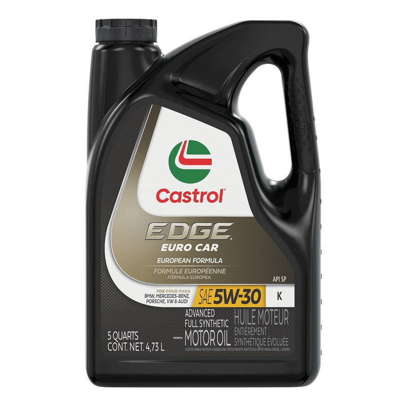 Castrol EDGE Euro K 5W30 Advanced Synthetic Engine/Motor Oil, 4.73-L G7